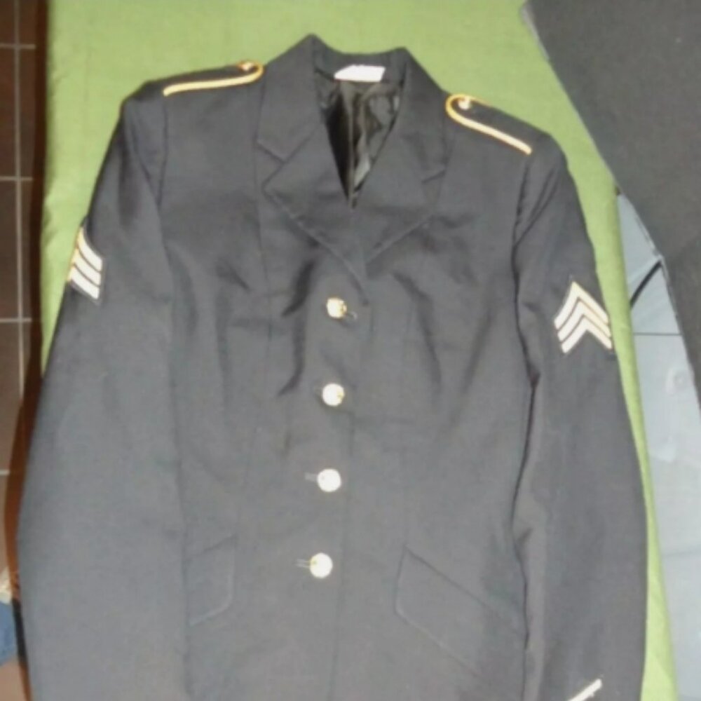 BREMEN BOWDON WOMEN's sz8WT ASU ARMY SERVICE UNIFORM JACKET BLUE LD 3855